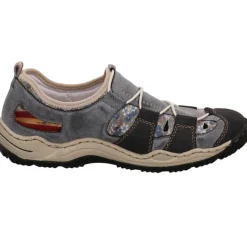 Rieker Slipper blau New