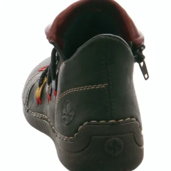 Rieker Stiefelette grün Clearance