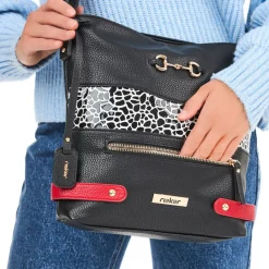 Rieker Umhängetasche schwarz