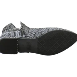 Simen Stiefelette schwarz/weiß Best
