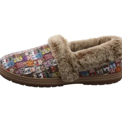 Skechers Hausschuh Bobs too Cozy - Chic Cat Motiv Best