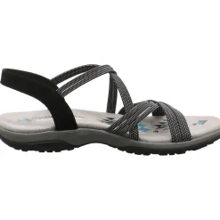 Skechers Sandale Reggae Slim - Turn it Up schwarz Online