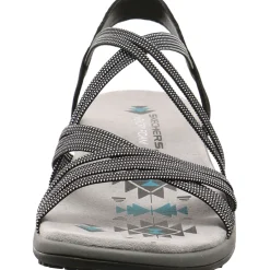 Skechers Sandale Reggae Slim - Turn it Up schwarz Online