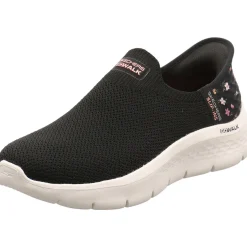 Skechers Slipper Go Walk Flex - Sunset Rose schwarz Outlet