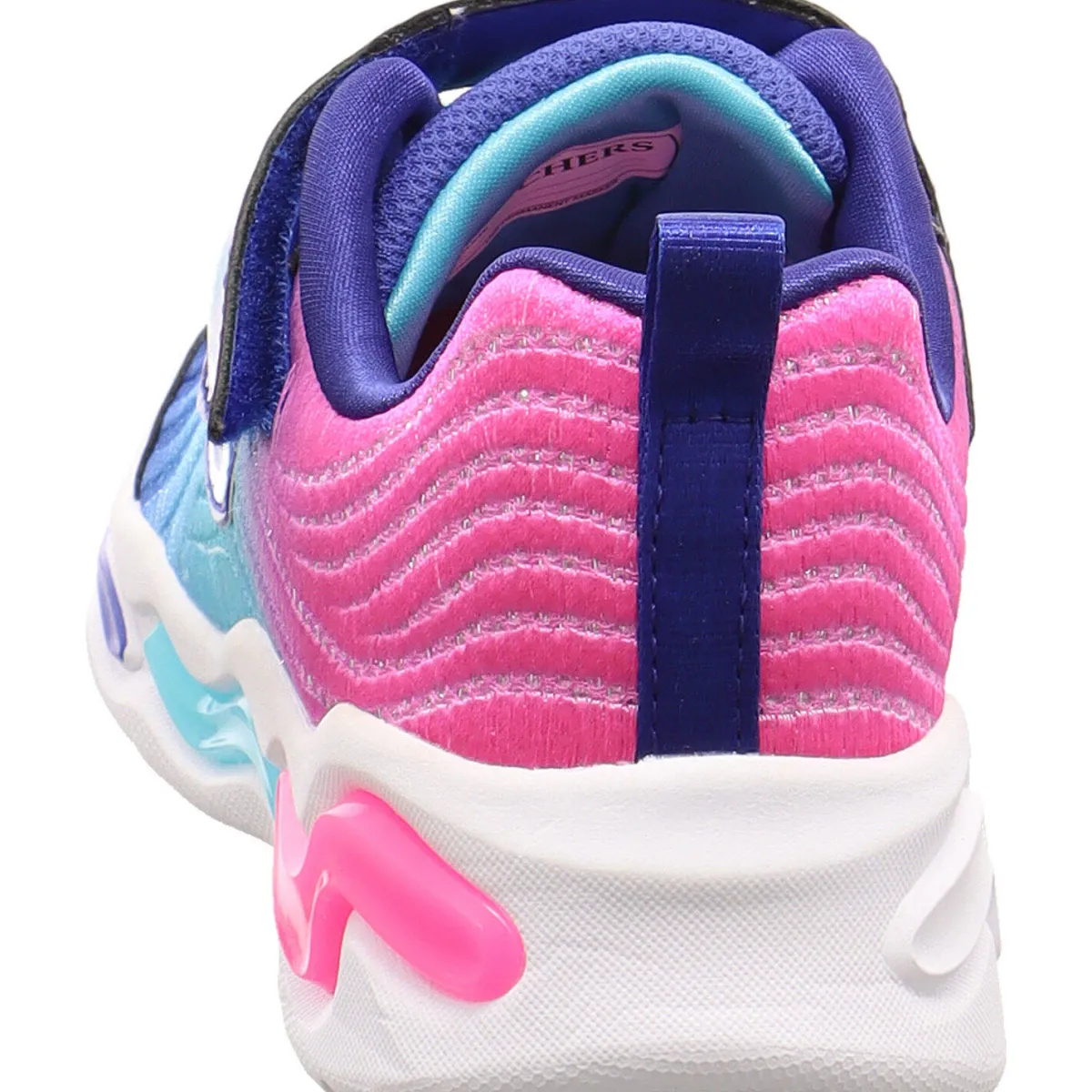 Skechers Sneaker low S Lights Wavy Beams Ombre Express blau New