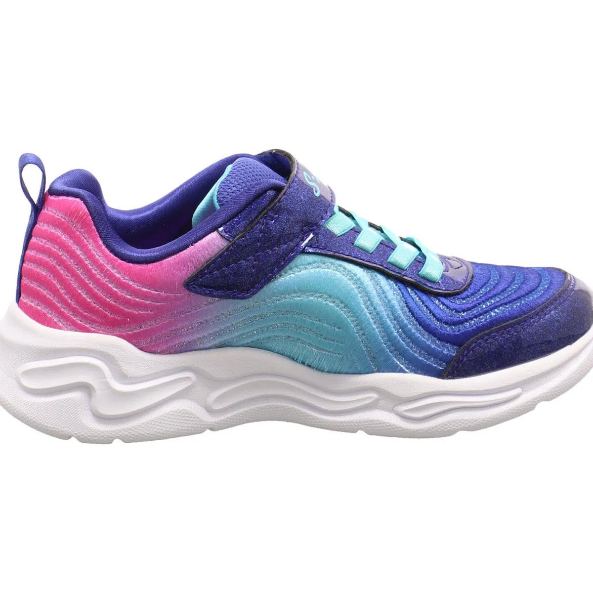 Skechers Sneaker low S Lights Wavy Beams Ombre Express blau New