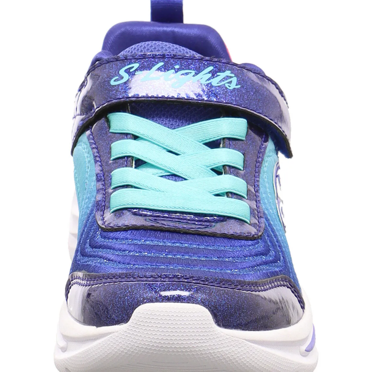 Skechers Sneaker low S Lights Wavy Beams Ombre Express blau New
