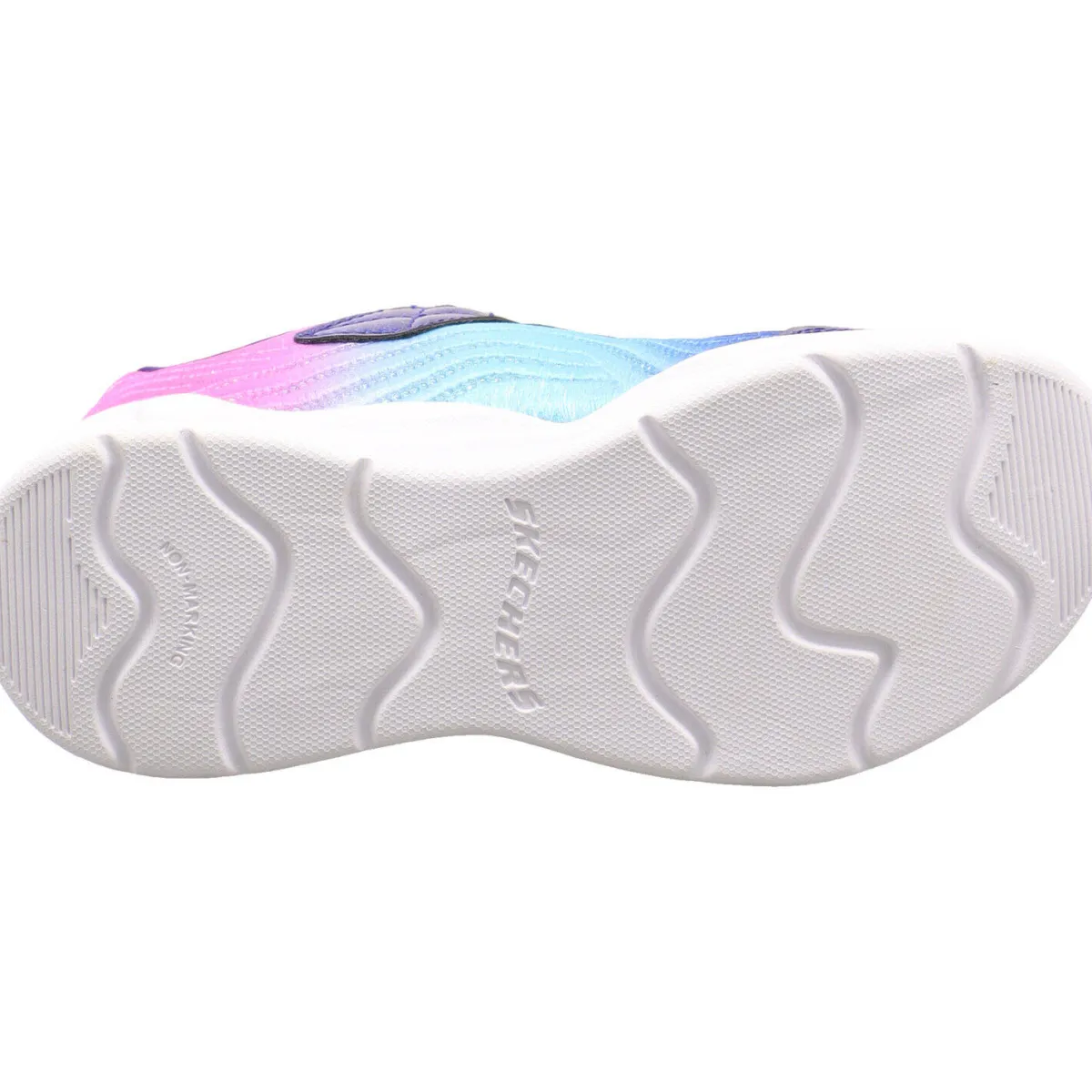 Skechers Sneaker low S Lights Wavy Beams Ombre Express blau New