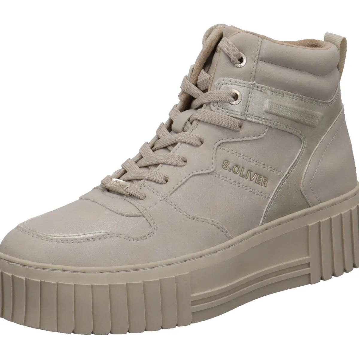 s.Oliver Schnürboot beige Sale