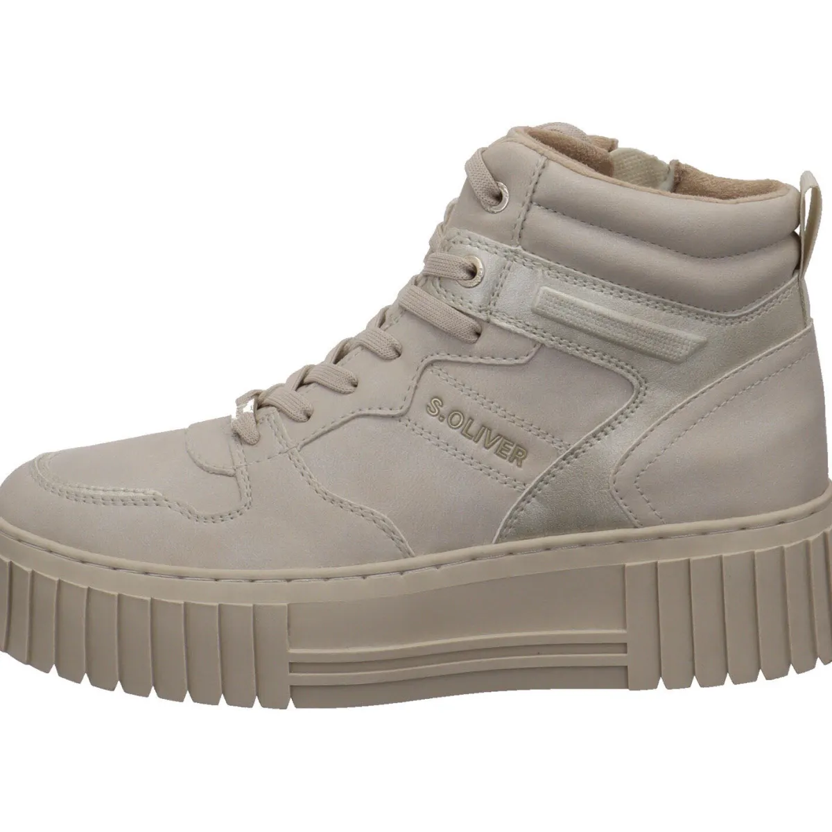 s.Oliver Schnürboot beige Sale