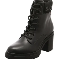 s.Oliver Schnürstiefelette schwarz Online