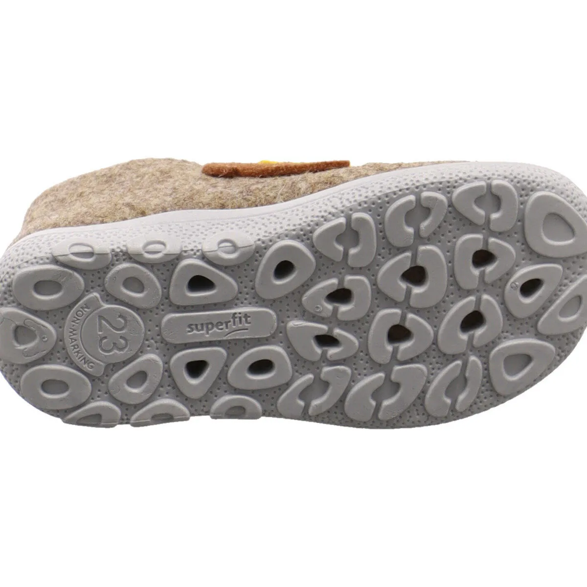 Superfit Hausschuh Happy Octi beige Clearance