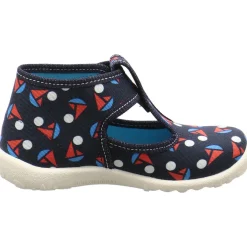 Superfit Hausschuh SPOTTY blau Discount