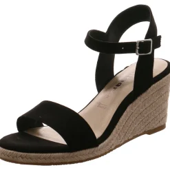 Tamaris Keilsandalette schwarz Sale