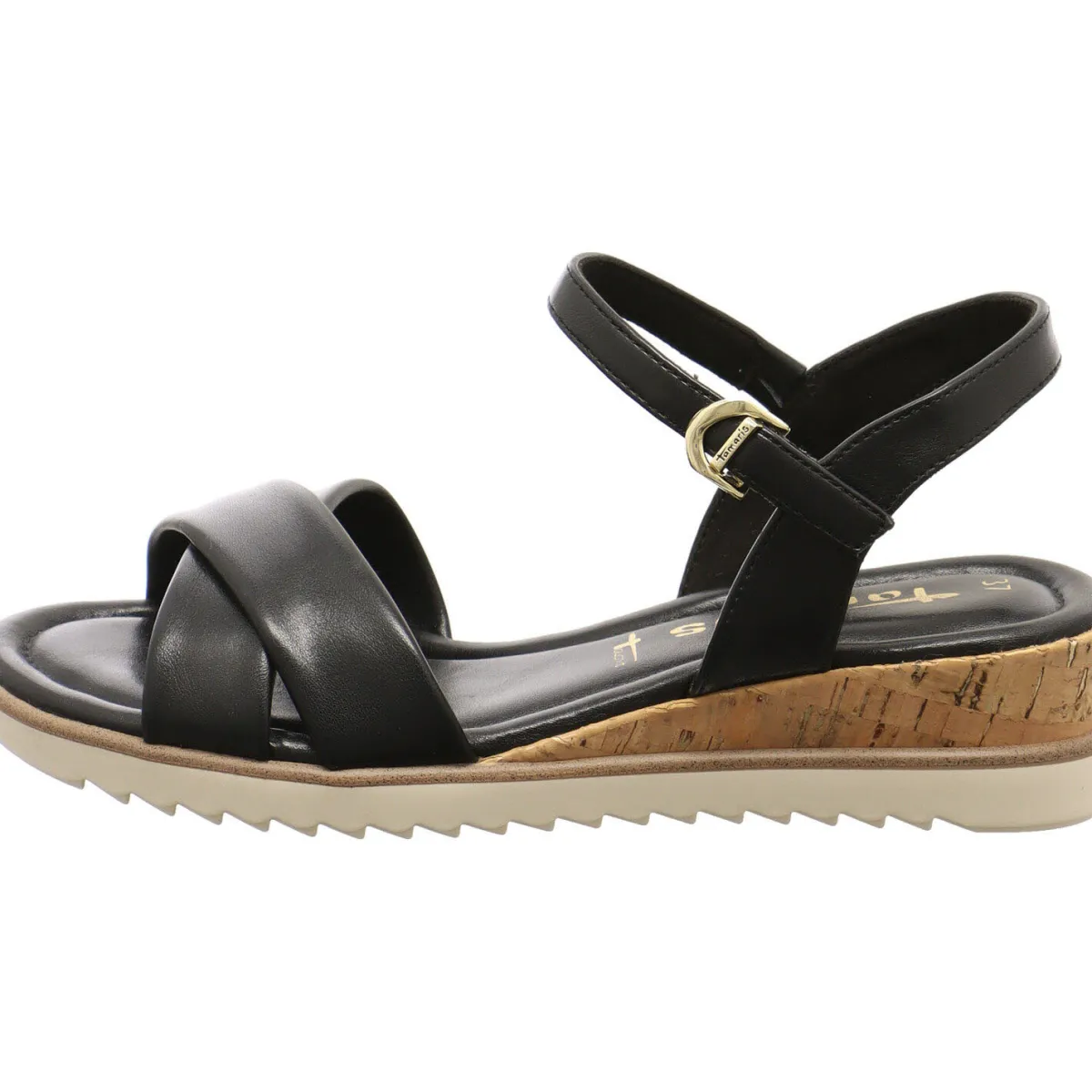 Tamaris Keilsandalette schwarz Outlet