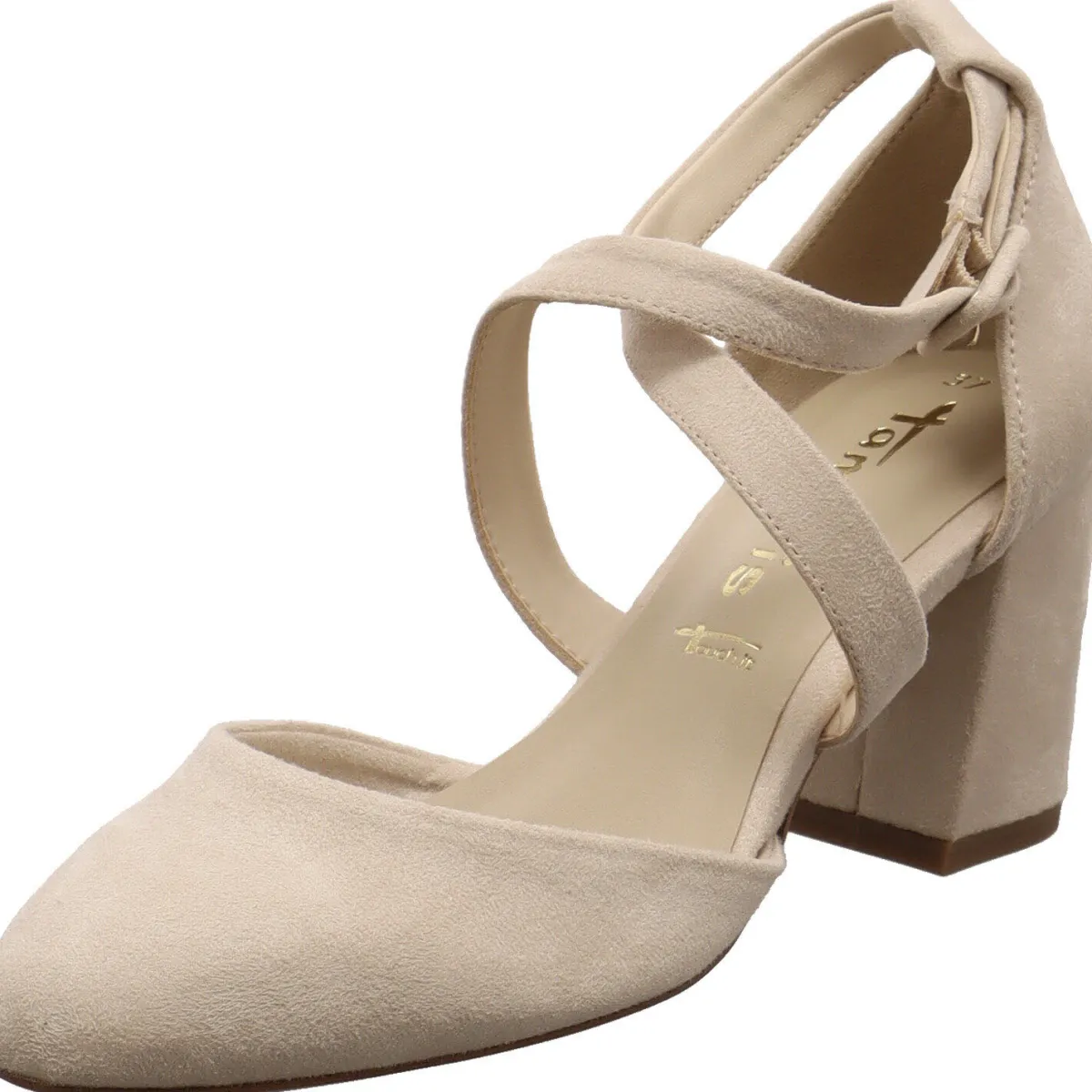 Tamaris Riemchenpumps beige Outlet