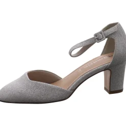 Tamaris Riemchenpumps silber Outlet