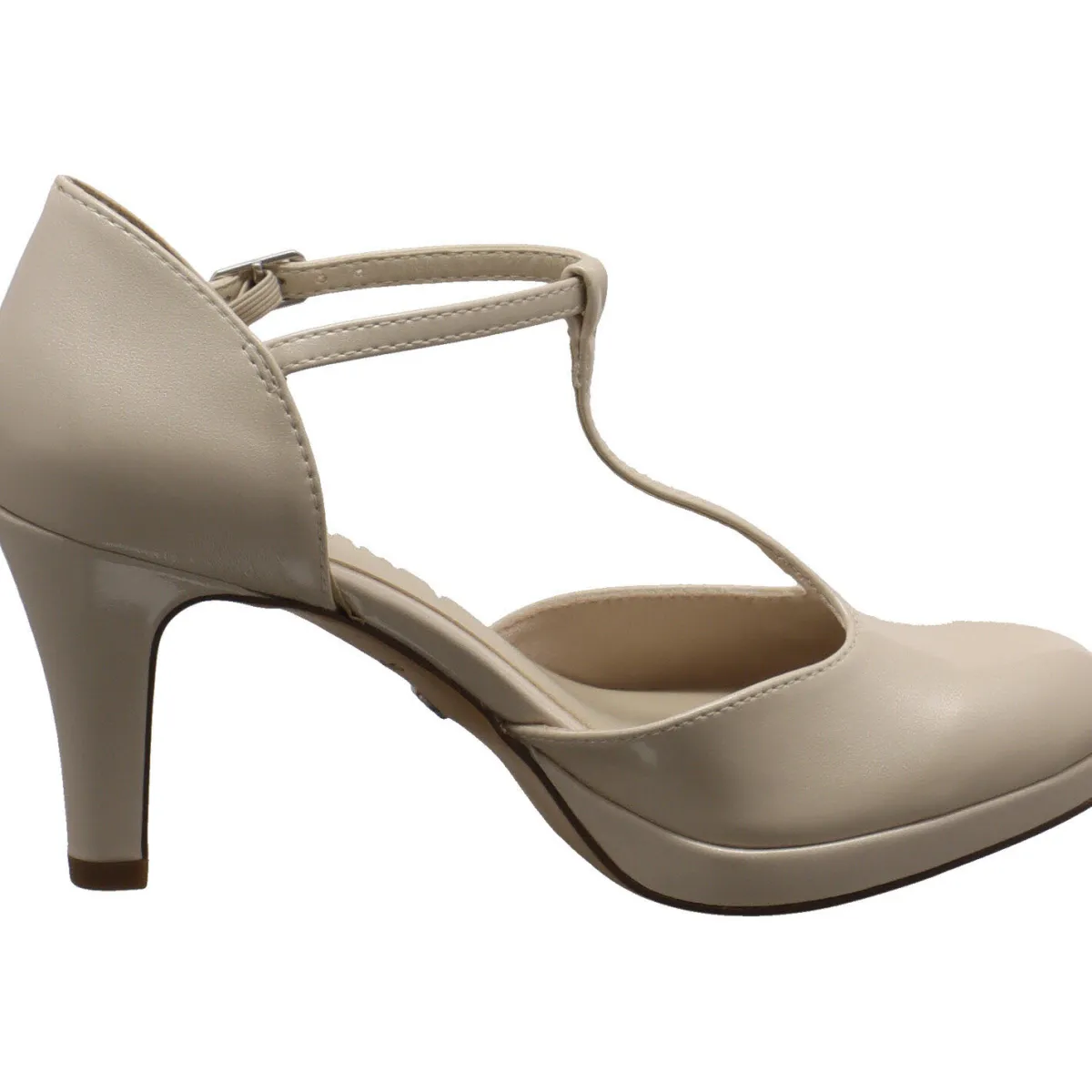 Tamaris Riemchenpumps beige