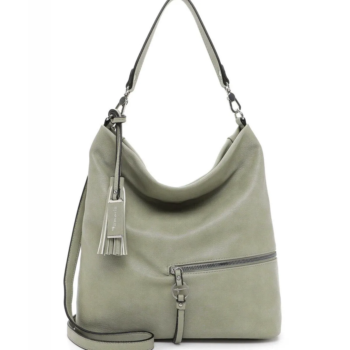 Tamaris Schultertasche Nele grün Outlet