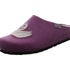 Tofee Hausschuh Schwan lila