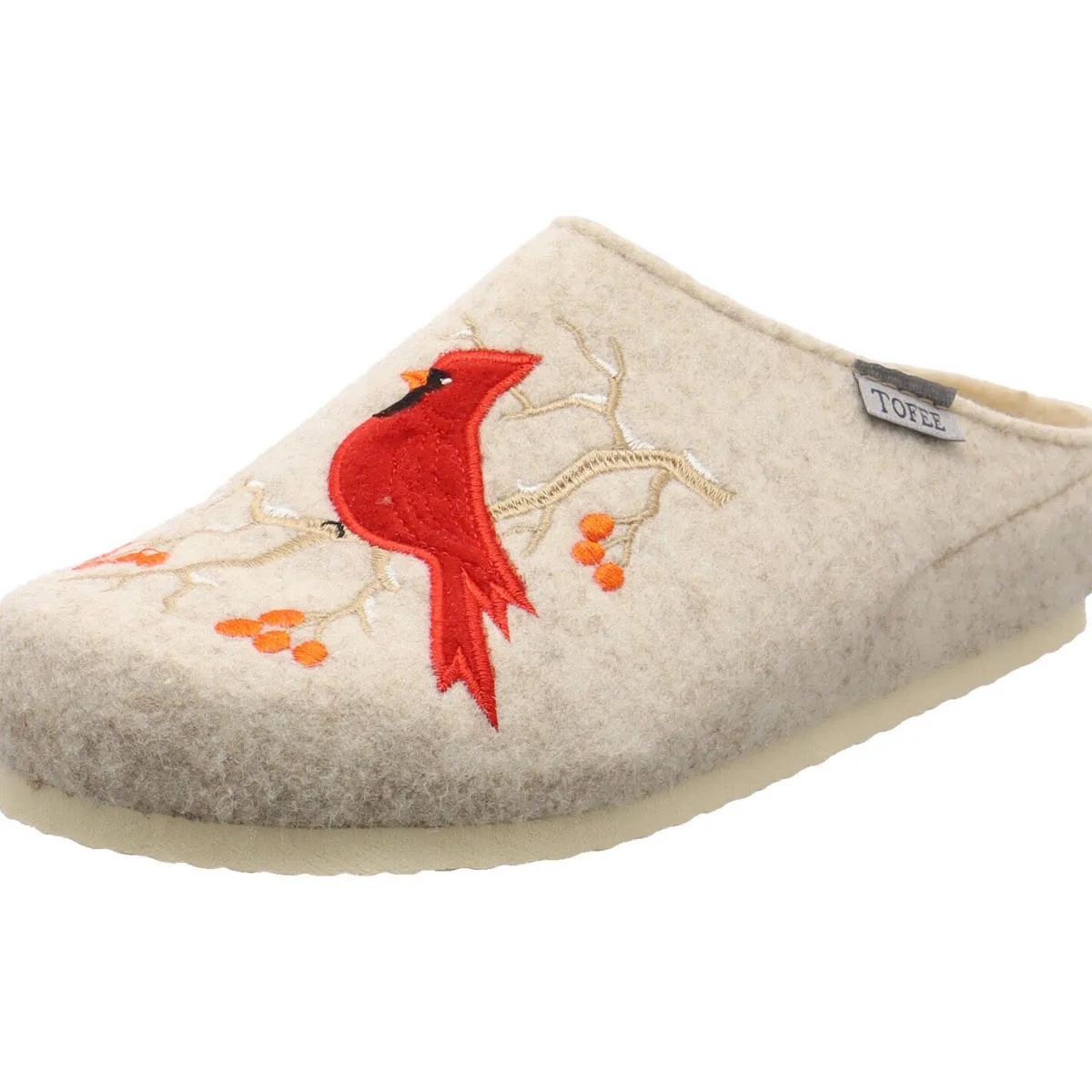 Tofee Hausschuh Vogel grau Outlet
