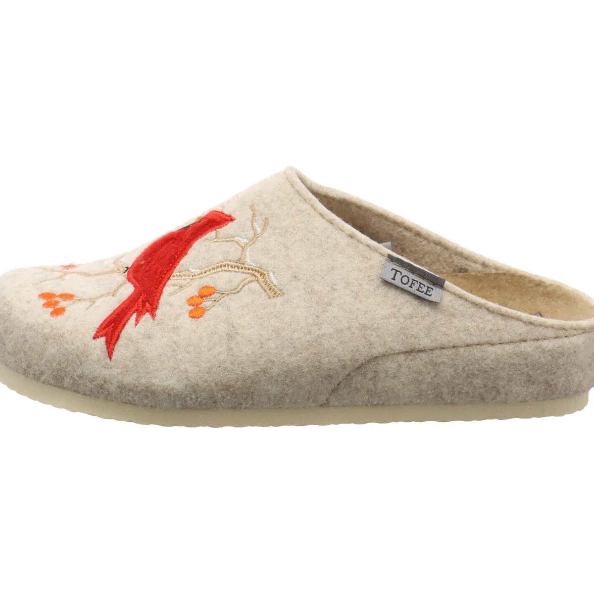 Tofee Hausschuh Vogel grau Outlet