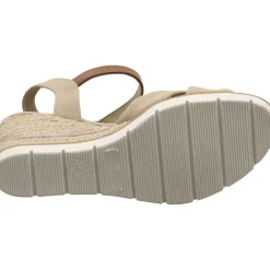 Tom Tailor Keilsandalette beige New