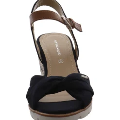 Tom Tailor Keilsandalette blau Best