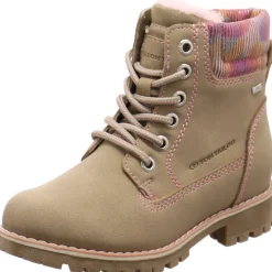 Tom Tailor Schnürboot beige