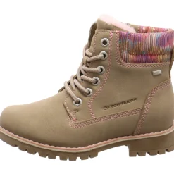 Tom Tailor Schnürboot beige