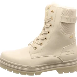 Tom Tailor Schnürboot Daria beige Discount