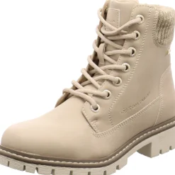 Tom Tailor Schnürboot Felizitas beige New