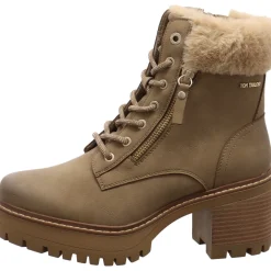 Tom Tailor Schnürstiefelette braun Clearance