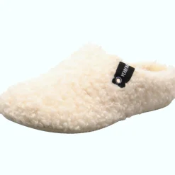 Verbenas Hausschuh York Curly weiß Hot