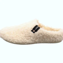 Verbenas Hausschuh York Curly weiß Hot