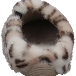 Verbenas Hausschuh York Fur Leo beige New