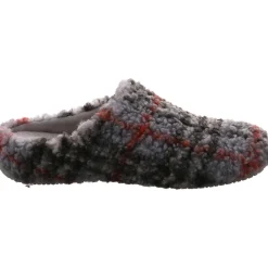 Verbenas Hausschuh York Plaid Borrego grau Online