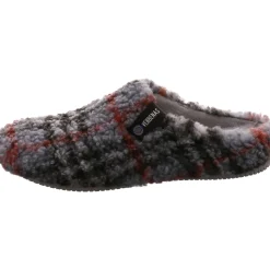Verbenas Hausschuh York Plaid Borrego grau Online