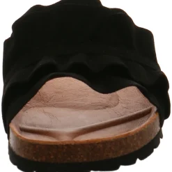 Verbenas Pantolette Rocio Serraje Volante schwarz Discount