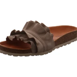 Verbenas Pantolette Rocio Serraje Volante beige