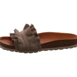 Verbenas Pantolette Rocio Serraje Volante beige