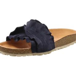 Verbenas Pantolette Rocio Serraje Volante blau Online