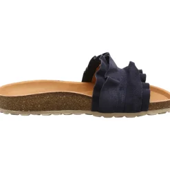 Verbenas Pantolette Rocio Serraje Volante blau Online