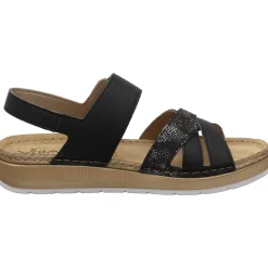 Vista Sandale schwarz Hot