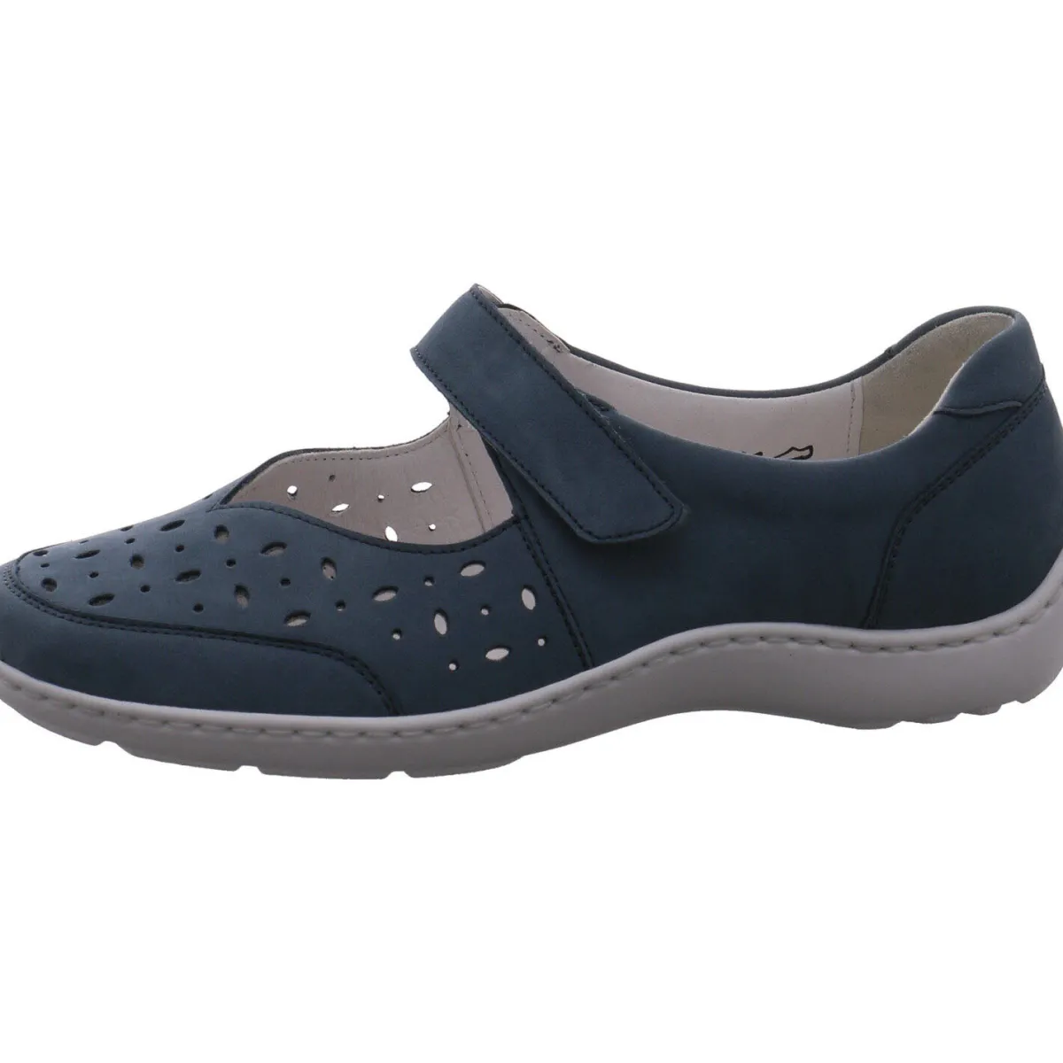 Waldläufer Slipper Henni blau Sale