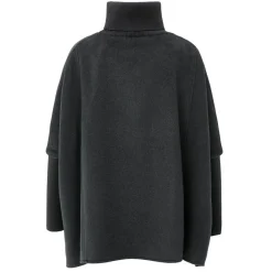 Yaya Poncho schwarz Sale