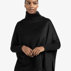 Yaya Poncho schwarz Sale