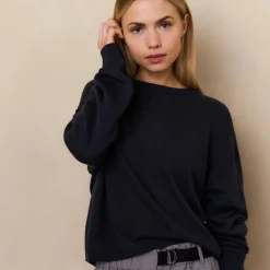 Yaya Pullover blau Hot