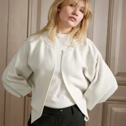 Yaya Strickjacke weiß New